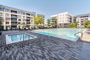 Santa Clara 1br w pool gym wd nr Costco SFO-1404