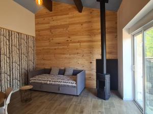 Studio mezzanine chez des mushers