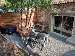 Studio mezzanine chez des mushers