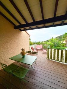 Joli Mazet, piscine, vue mer