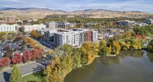 Mountain Lines & Slatted Calm A Cozy Modern Loft