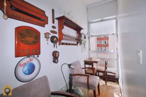 Sala e Quarto no Leme p 4 pessoas com garagem