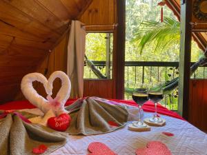 Chalé 1 Alto na Montanha, com lareira e wi-fi