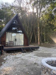 Chalés canto da mata fazenda Serramar