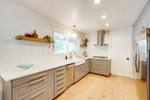 Game Room and Deck Wooded Big Bear Lake Retreat