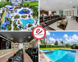 Vibrant Elite Home With Private Pool, Theater Room And Waterpark & Resort Access Near Disney At Encore Resort - 7605Mc