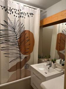 Le corbier apart 6 pers , 1er etage vue pistes