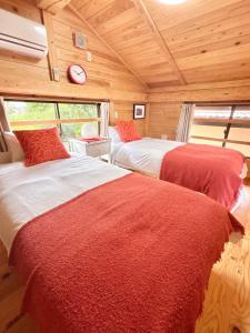 Amakusa Log House with Sea and Sunset View