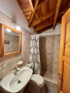 Cabaña con vista, chimenea y parking