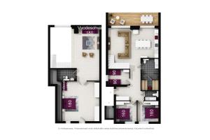 Lomavuokra Villa Cranberry A2, Levi central