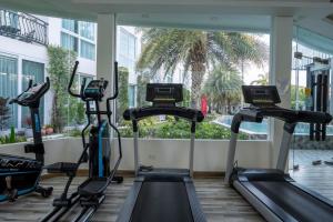 Olympus city garden direct pool access apartment by Sankalp