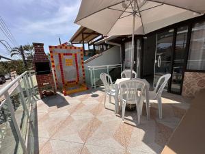 Apartamento 2 minutos a pé da praia de Geribá totalmente climatizado