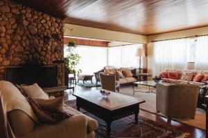 Casa com lareira nas montanhas perto do Capivari