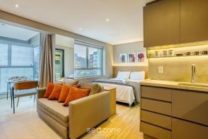 Estúdio com varanda em Pinheiros-SP FDK0074