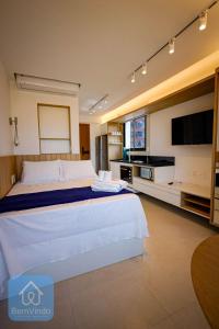 Estúdio Equipado Com Varanda Na Barra