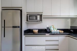 Apto c Churrasqueira a 550m da Praia RAA0301