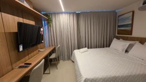 Flat pé na areia na praia do Bessa