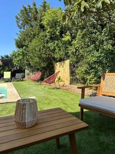 Maison calme, piscine et festival à deux pas