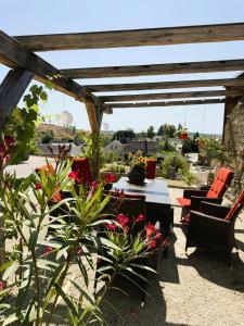 Ferienwohnung im Chaletstil Sonnenidyll 51 qm Wellness Fitness Sauna Bergrödelhof