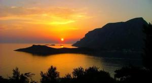 Myrties romantic Honeymoon with amazing seaview at Melina's sunset Kalymnos Greece