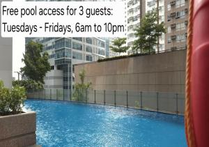 Explore Mitsukoshi BGC with pool and wifi