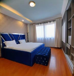 Smart elegant three bedroom apartment with swimming pool fully equipped gym children playground and great breathtaking views