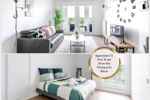 Massy Revy 10 min RER and TGV Idéal Paris and Orly - 3hvězdičkové hotely ve městě Massy