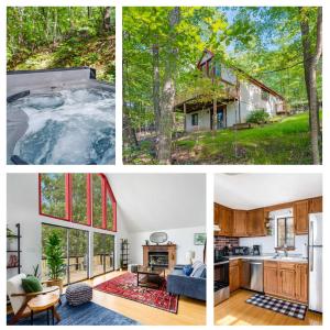 Modern Chalet w Hot Tub, Large Deck, Grill & WiFi