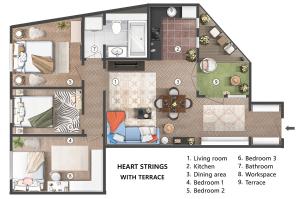 Heart Strings with Terrace 290 Mbps Old Town