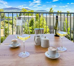 Apartmán s krásným výhledem na jezera a Pálavu