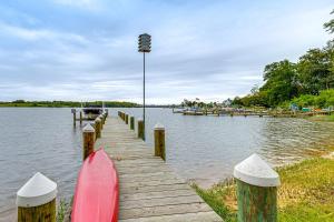 Patio and Water Views Serene Bohemia River Escape!