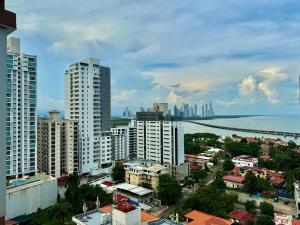 Modern apartment with ocean view