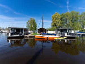 Houseboat in Heeg with Stunning Marina Views