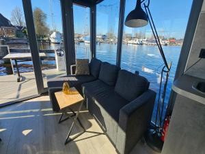 Houseboat in Heeg with Stunning Marina Views