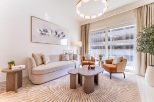 Partial Sea Views with Private Beach Access, Near Dubai Marina and Palm Jumeirah, Grand Bleu Tower by Elie Saab, Tower 2, Emaar Beachfront by Deluxe Holiday Homes