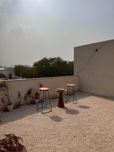 2BHK Spacious Floor Behind Airport with Private Terrace Deck & Kitchenette