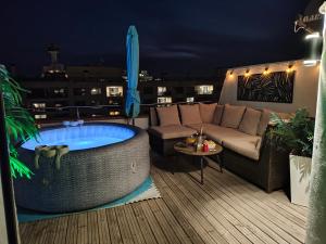 "Rooftop One" jacuzzi - plein sud - 2 chambres sur les canaux