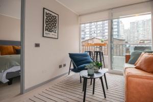 HOM I Excepcional Dpto 1D1B 2PAX Santiago Centro