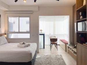 Studio Completo com Lava e Seca - Perto do Metrô e Parque Ibirapuera - Rua Sena Madureira