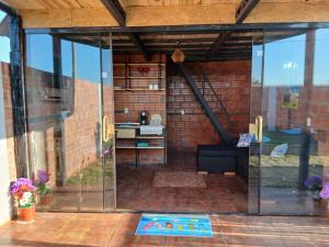 Cabaña vista al lago ypane