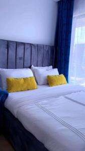 spacious furnished three bedroom apartment with swimming pool fully equipped gym ample parking space children playground area and amazing scenic views