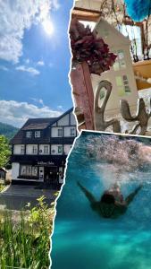 B&B Self-Check-In GOLDENER HAHN - Hyggelige Budgetzimmer mit Panorama Hallenbad