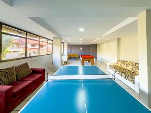 C118 Apartamento de 1 quarto em condomínio pé na areia