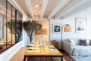 Bright nest with balcony and view on the port