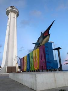 Casa Atún Mahahual, vista al Mar Caribe