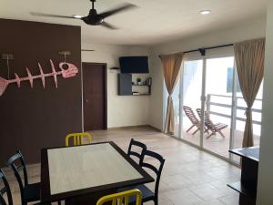 Casa Atún Mahahual, vista al Mar Caribe