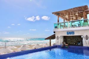 Beachfront studio with a beautiful terrace