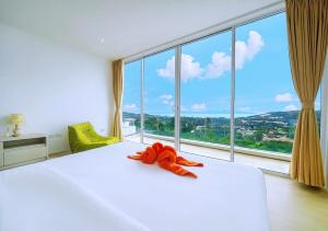 Bobut beach, Koh Samui, Thailand, half mountain sea view, four-bedroom, four-bathroom villa B