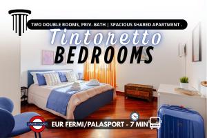 Modern & Cozy Double Rooms, Private bath WIFI AC