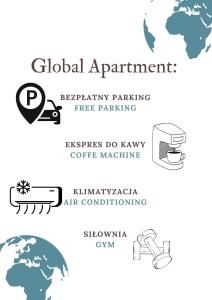 Towarowa Global Apartment, free parking, air-conditioning, self check-in 24h